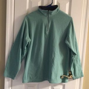 lands’ end green pullover